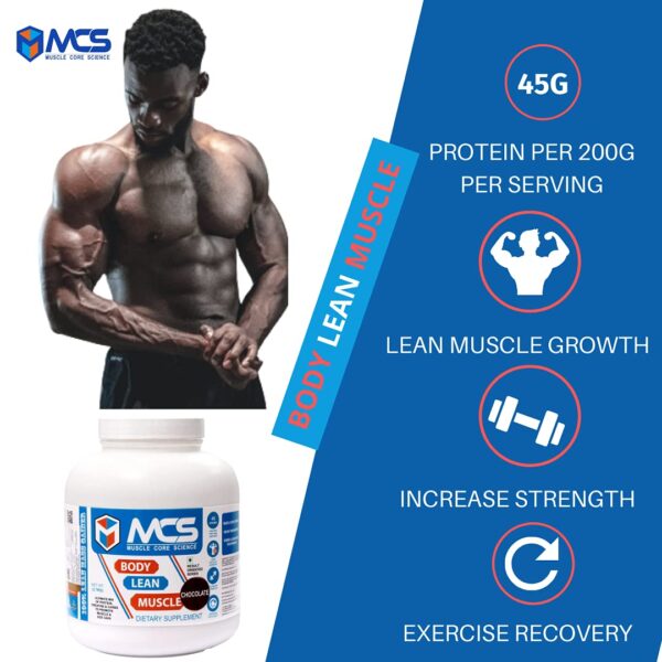 MCS Body Lean Muscle whey protein powder for men weight gain - Image 2
