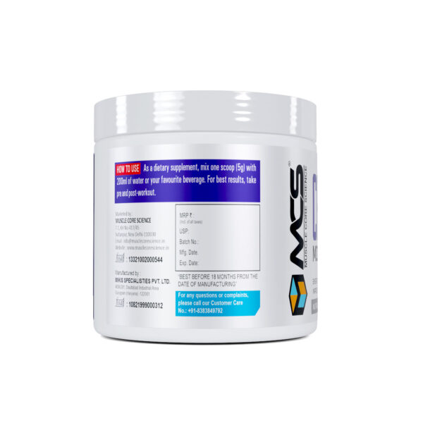 MCS CREATINE 30 SERVING ORANGE FLAVOUR - Image 2